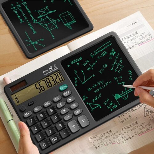 Calculatrice + Bloc-Notes LCD