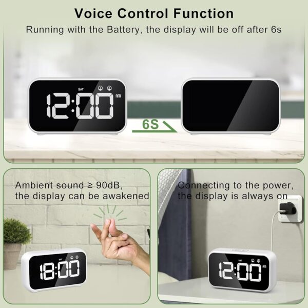Alarm Clock Bluetooth Speaker